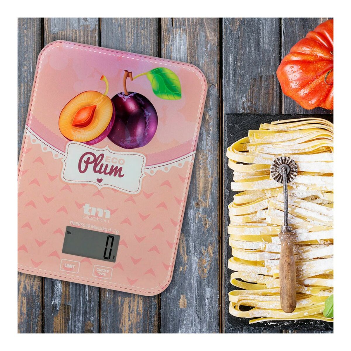 bilancia da cucina TM Electron Eco Plum 5 kg